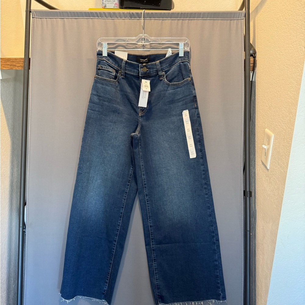 Banana Republic Factory Dark Blue Flare Jeans